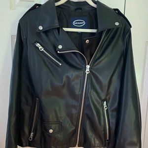 Scoop Women's Faux Leather Moto Jacket - XL - Great Condition